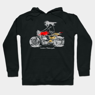 Custom Motorcycle (Dark Color) Hoodie